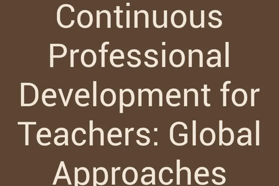 Teacher holding a tablet during a professional development workshop in a classroom.