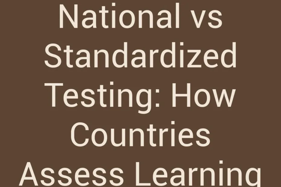 Students take a standardized test in a classroom setting.